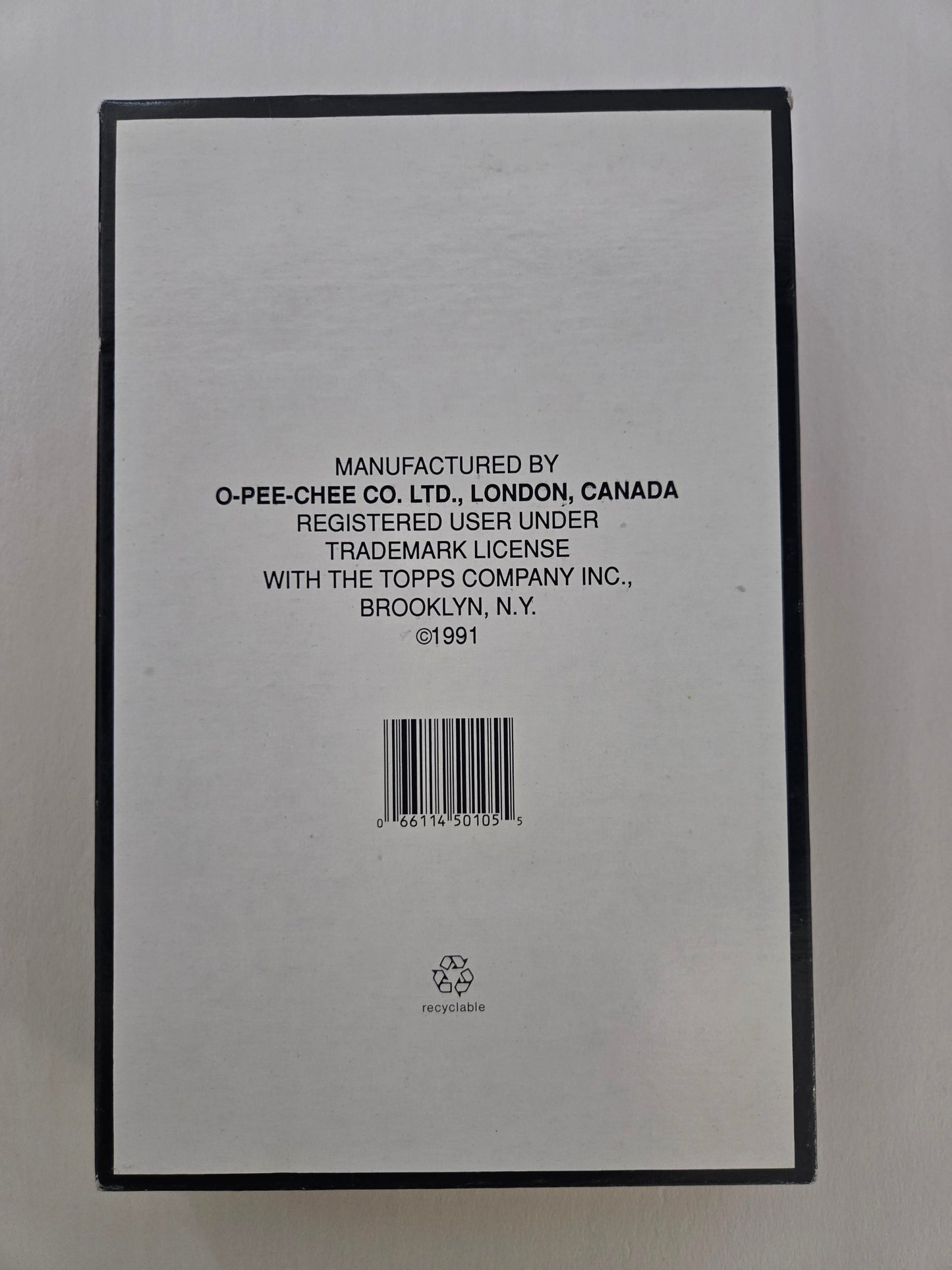 1990-91 O-PEE-CHEE Premier Hockey Box w/Packs Unopened