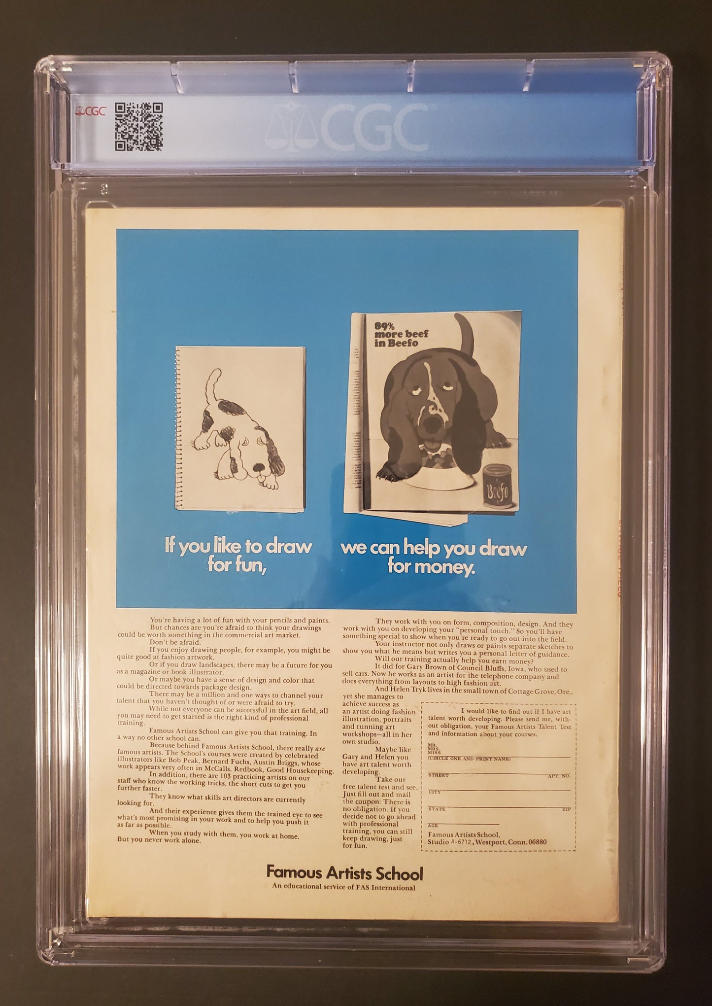 Savage Tales # 1 (1971) - CGC 7.0 White Pages - Higher Grade!