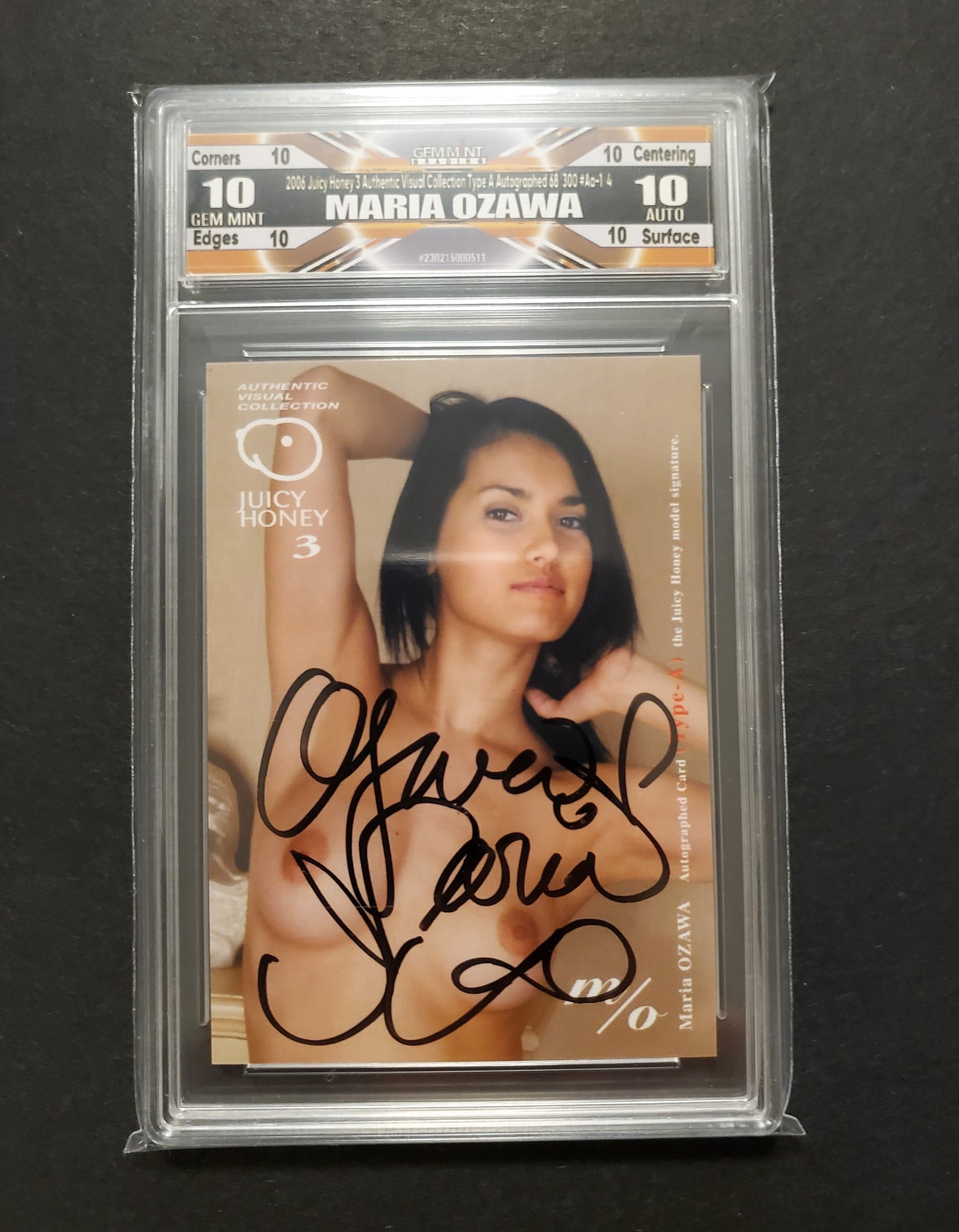 Maria Ozawa Juicy Honey Auto Aa 1/4 (068/300) | Graded 10