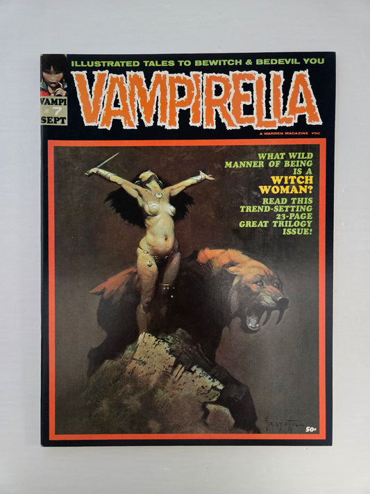 Vampirella # 7 Frank Frazetta Cover (1970) Magazine